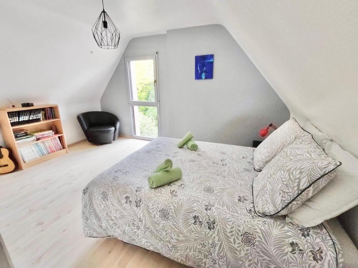 La Kervao - Maison 5 Chambres - Jardin - Terrasse - Internet Quimper Kültér fotó